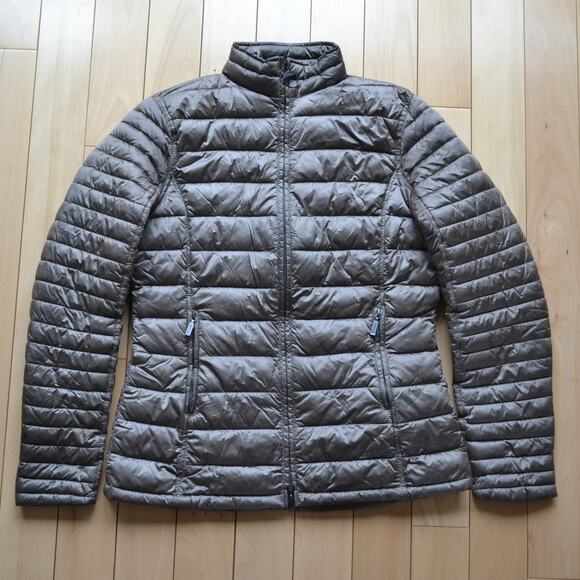 Barbour Gray Puffer Jacket - Picture 1 of 6